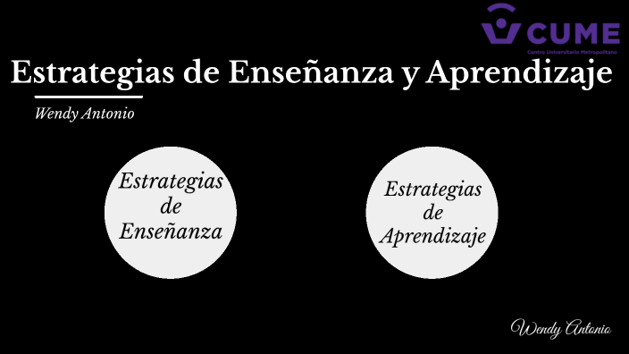 Estrategias de enseñanza y aprendizaje by Wendy Antonio on Prezi