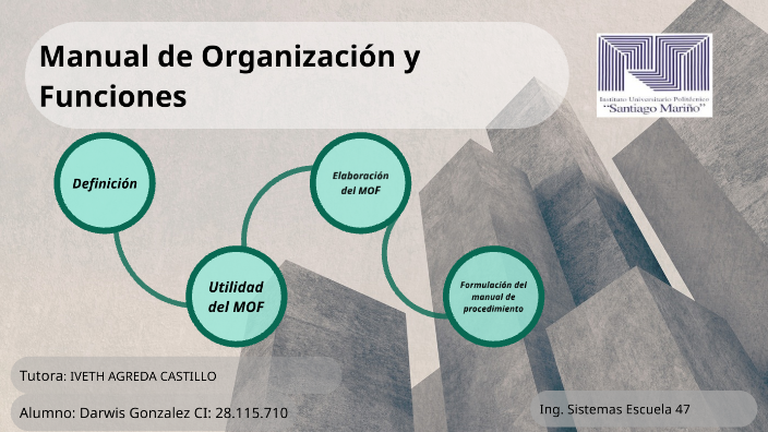 Manual De Organización Y Funciones By Darwis Gonzalez On Prezi