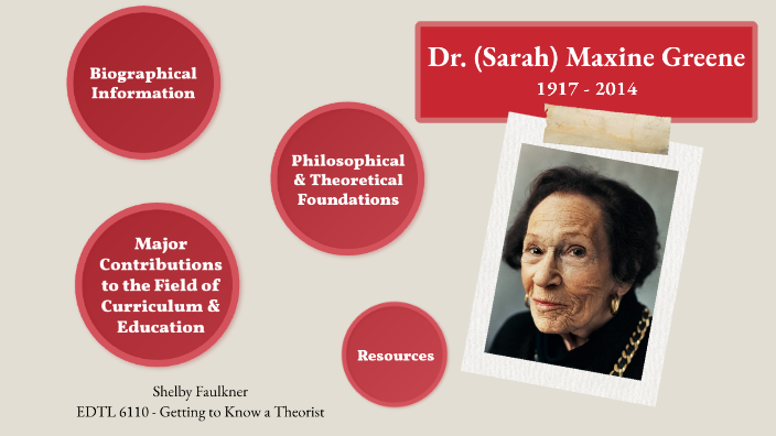 Maxine Greene by Shelby Faulkner on Prezi Next