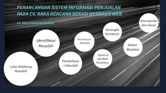 PERANCANGAN SISTEM INFORMASI PENJUALAN PADA CV. RAKA KENCANA BEKASI ...