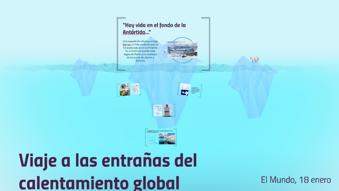 Viaje a las entrañas del calentamiento global by Sara Martín M on Prezi