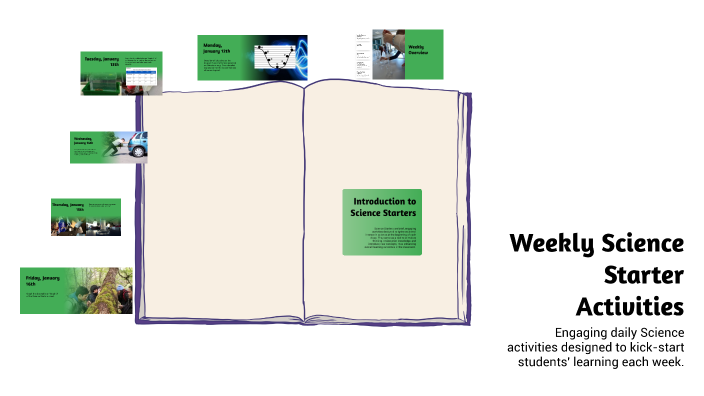 Weekly Science Starter Activities by Casey Newman on Prezi