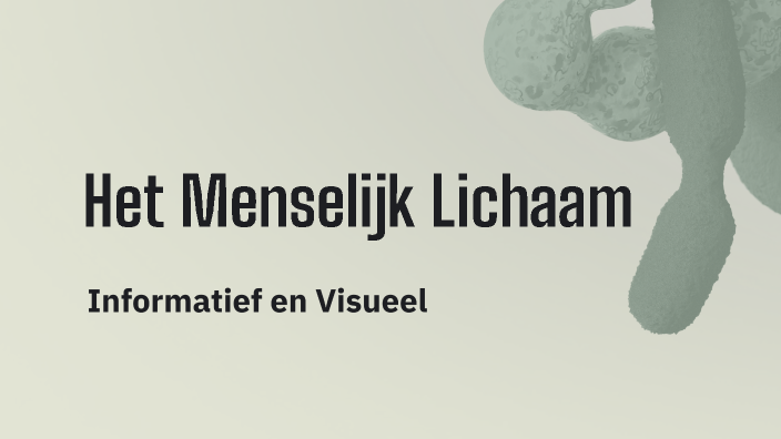 Het Menselijk Lichaam by dani bouwknegt on Prezi