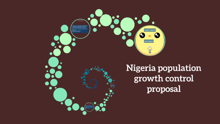 Nigeria population growth control proposal by Lisa Pelissier