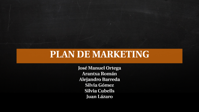 PLAN DE MARKETING by Juan Lazaro on Prezi