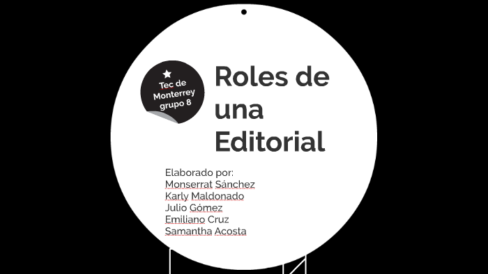 roles de una editorial by emiliano cruz on Prezi