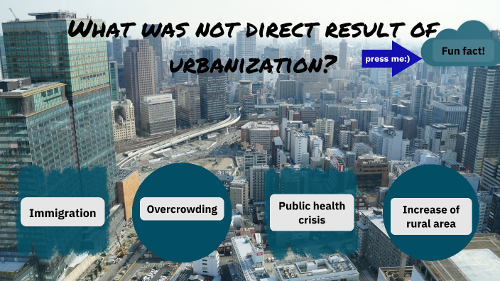 What was not a direct result of urbanization? by Abigail Gomez on Prezi