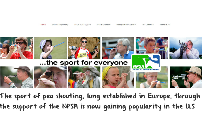 Pea Shooting: A Sport For Everyone