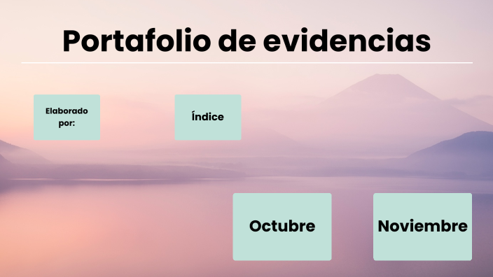 Portafolio de evidencias by Daniela Franco on Prezi