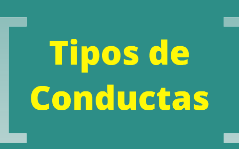 Tipos de Conductas by libier ocampo