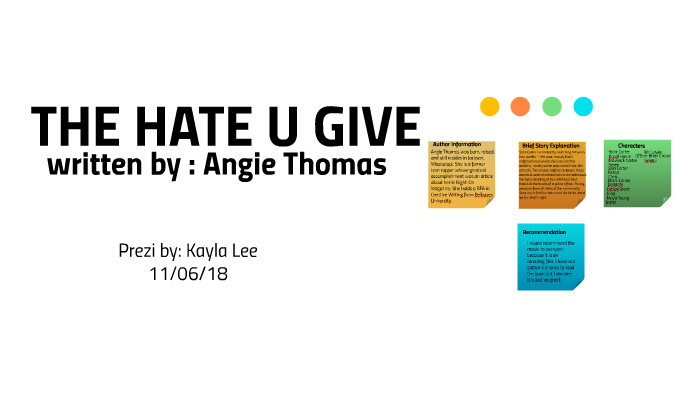 THE HATE U GIVE by Kayla Lee on Prezi