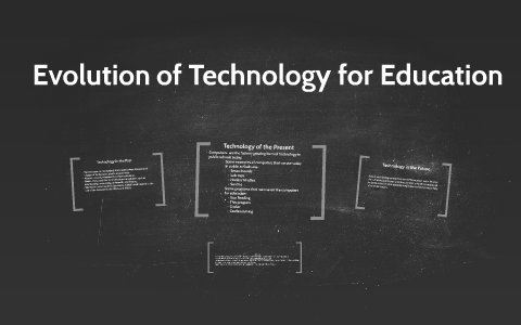 Evolution of Technology for Education by Tricia Cositore on Prezi