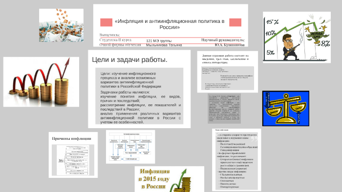 Презентация инфляция и антиинфляционная политика в россии