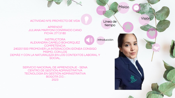 Proyecto de vida by juliana conrrado cano on Prezi