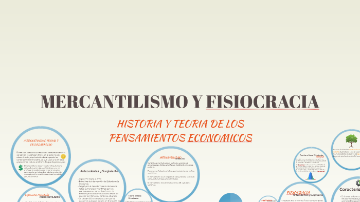 Mercantilismo Y Fisiocracia By Yaniris Beltre On Prezi 8056