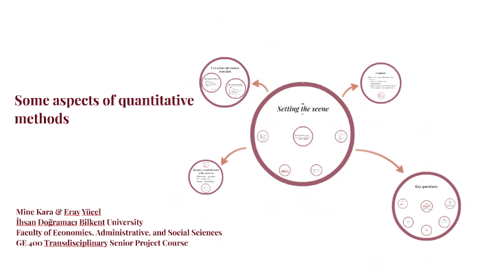Some aspects of quantitative methods by Eray Yucel on Prezi