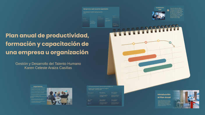 Plan Anual de Productividad, Formación y Capacitación by Karen Celeste ...