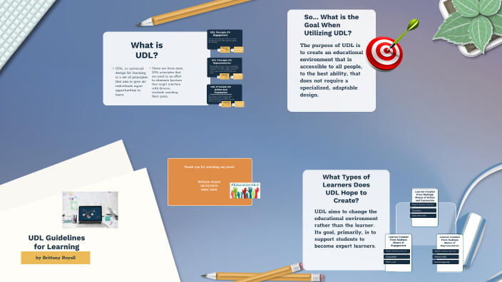 UDL Guidelines for Learning by Brittany Royall on Prezi