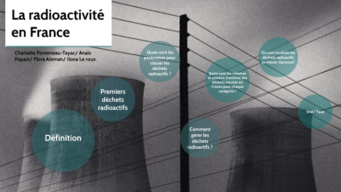 La radioactivité en France by Charlotte Fonteneau-Tayac on Prezi