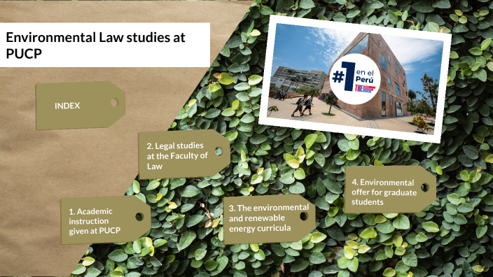 Environmental Law Studies at PUCP by Oficina de Internacionalización on ...