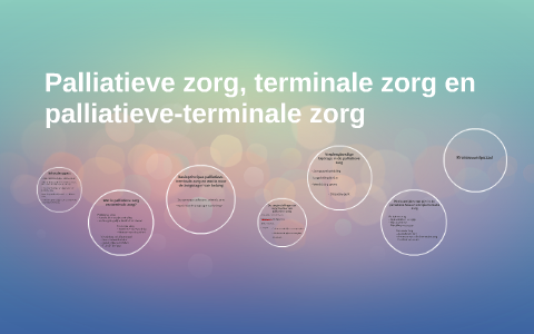 Palliatieve zorg, terminale zorg en palliatieve-terminale zo by Lisanne ...