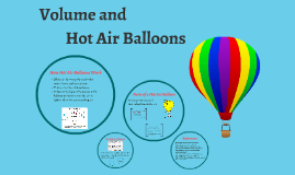 How Hot Air Balloons Work by Claire Vock