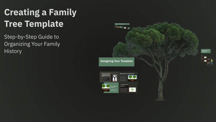 Creating a Family Tree Template by Stevesito . on Prezi