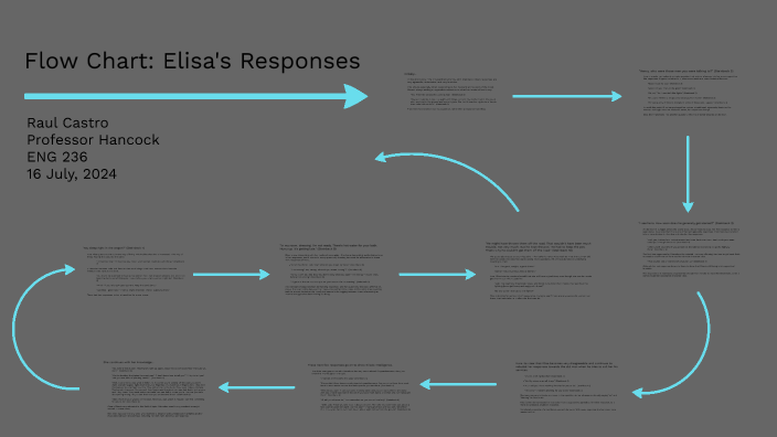 Flow Chart: Elisa's Responses by Raul Castro on Prezi