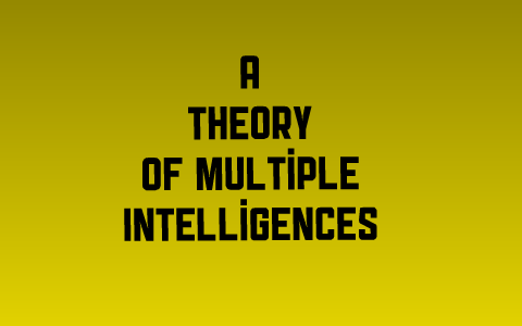 Theory of Multiple Intelligence by Margarito Perez on Prezi