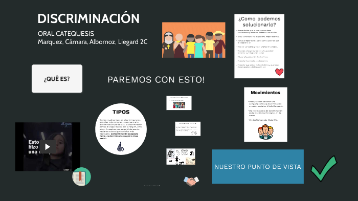 DISCRIMINACION by carmela y candelaria camara y marquez on Prezi