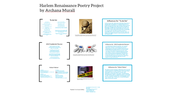 Harlem Renaissance Poetry Project by Archana Murali on Prezi