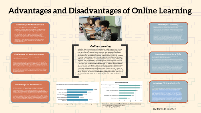Advantages and Disadvantages of Online Learning by Miranda Sanchez on Prezi