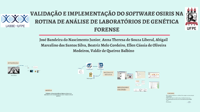 VALIDAÇÃO E IMPLEMENTAÇÃO DO SOFTWARE OSIRIS NA ROTINA DE AN by Ev ...
