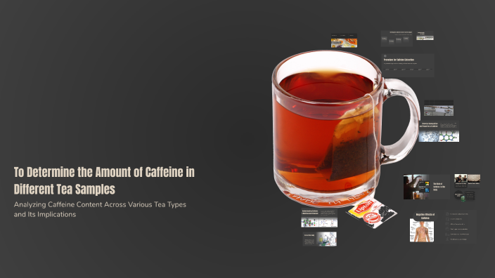 To Determine the Amount of Caffeine in Different Tea Samples by kalai ...