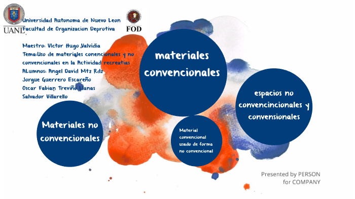 materiales no convencionales y convencionales by gonzalo Martinez on Prezi