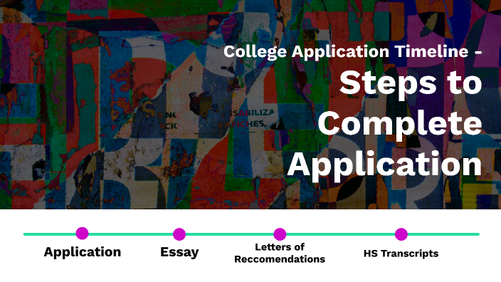 Steps For College Apps By Jocelyn Ortiz