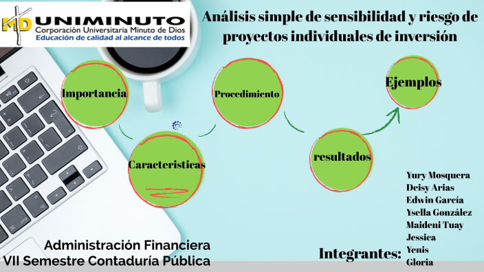 Análisis simple de sensibilidad y riesgo de proyectos individuales de