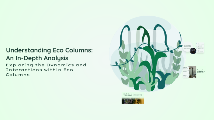 Understanding Eco Columns: An In-Depth Analysis by Nataly Mazariegos on ...