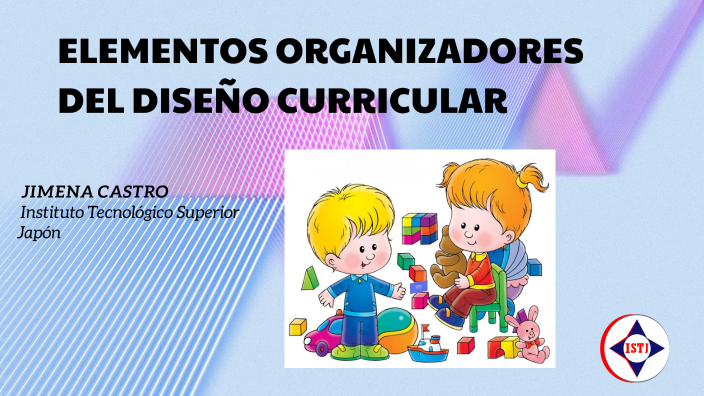 LOS ELEMENTOS ORGANIZADORES DEL DISEÑO CURRICULAR. by Jimena Latacunga