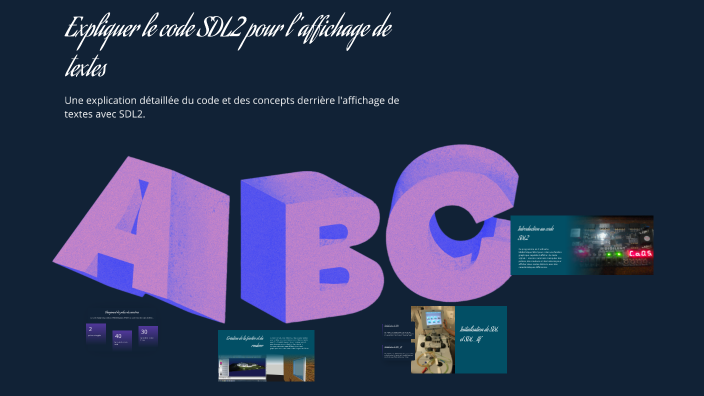 Sdl2 Code Expliquer le code SDL2 pour l'affichage de textes by karim 9999 on Prezi
