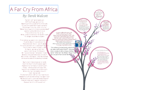 A Far Cry From Africa By Savanah Mendoza