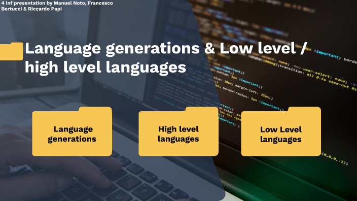 Differences between low level and high level languages by Riccardo Papi ...