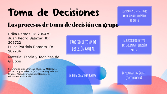 Toma de Decisiones by Luisa Romero on Prezi
