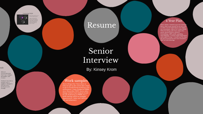 Senior Interview by kinsey krom on Prezi
