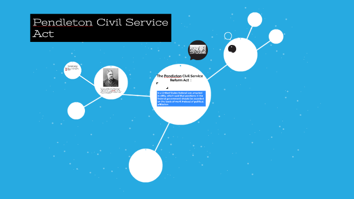 what does the pendleton civil service act require