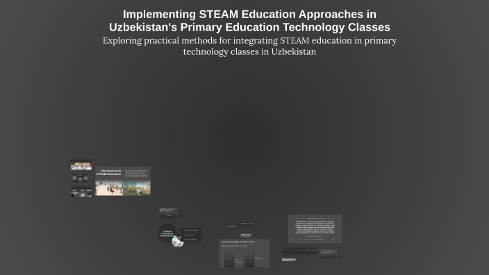 Implementing STEAM Education Approaches in Uzbekistan's Primary ...