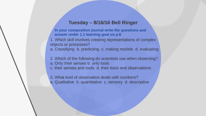 1.2 - Thinking Like a Scientist by Gretchen Reardon