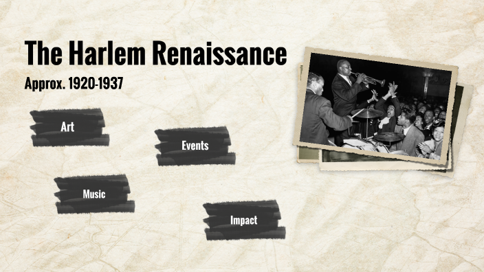 The Harlem Renaissance by Kendall DuFresne on Prezi