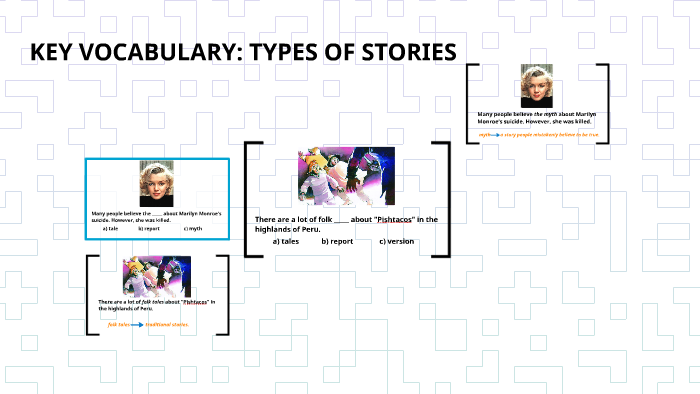 KEY VOCABULARY TYPES OF STORIES I07 By Gregory Alva