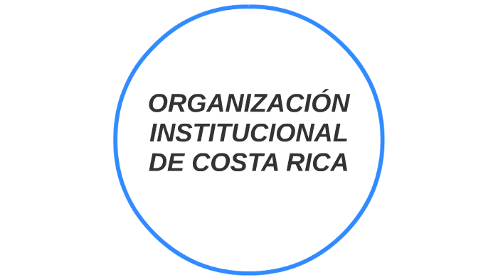 Organización Institucional De Costa Rica By Sergio Bozzoli On Prezi